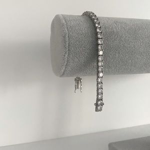 Real Silver tennis bracelet